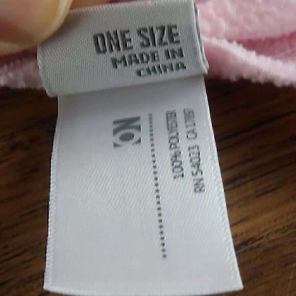 OLD NAVY PINK FLEECE WINTER SCARF WITH FRINGE - Picture 2 of 3